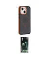 ieg™ iPhone 15 Kılıf Yörünge Klasik - Siyah 360 Mat Full Body Arka Koruyucu