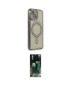 ieg™ iPhone 15 Kılıf Zirve Doku Prime - Siyah 360 Mat Full Body Arka Koruyucu