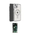 ieg™ iPhone 15 Kılıf Zirve Doku Prime - Siyah 360 Mat Full Body Arka Koruyucu