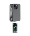 ieg™ iPhone 15 Kılıf Zirve Modern Prime - Siyah 360 Mat Full Body Arka Koruyucu