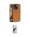 ieg™ iPhone 15 Kılıf Zirve Modern Prime - Siyah Bilvis 3D Mat Cam Ekran Koruyucu