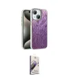 ieg™ iPhone 15 Kılıf Zirve Modern Prime - Siyah Bilvis 3D Mat Cam Ekran Koruyucu