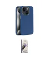 ieg™ iPhone 15 Kılıf Zirve Modern Prime - Siyah Bilvis 3D Mat Cam Ekran Koruyucu