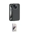 ieg™ iPhone 15 Kılıf Zirve Modern Prime - Siyah Bilvis 3D Mat Cam Ekran Koruyucu