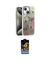 ieg™ iPhone 15 Kılıf Zirve Modern Prime - Siyah Buffer Hayalet Cam Ekran Koruyucu