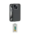 ieg™ iPhone 15 Kılıf Zirve Modern Prime - Siyah Polymer Nano Ekran Koruyucu