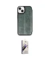 ieg™ iPhone 15 Kılıf Zirve Yansıma Serisi - Siyah Bilvis 3D Mat Cam Ekran Koruyucu