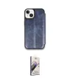 ieg™ iPhone 15 Kılıf Zirve Yansıma Serisi - Siyah Bilvis 3D Mat Cam Ekran Koruyucu
