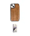 ieg™ iPhone 15 Kılıf Zirve Yansıma Serisi - Siyah Bilvis 3D Mat Cam Ekran Koruyucu