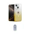 ieg™ iPhone 15 Plus Kılıf Eksen Minimal Özel Seri - Siyah Joko Magic 5D Cam