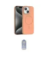 ieg™ iPhone 15 Plus Kılıf Siluet Doku Özel Seri - Siyah Joko Magic 5D Cam