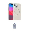 ieg™ iPhone 15 Plus Kılıf Siluet Doku Özel Seri - Siyah Joko Magic 5D Cam