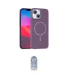 ieg™ iPhone 15 Plus Kılıf Siluet Doku Özel Seri - Siyah Joko Magic 5D Cam