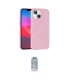 ieg™ iPhone 15 Plus Kılıf Siluet Doku Özel Seri - Siyah Joko Magic 5D Cam