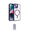ieg™ iPhone 15 Plus Kılıf Yadigar Asil Koleksiyonu - Siyah Joko Magic 5D Cam