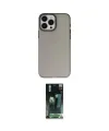 ieg™ iPhone 15 Pro Kılıf Ahenk Çizgi Prime - Şeffaf 360 Full Body Arka Koruyucu
