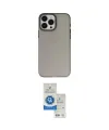 ieg™ iPhone 15 Pro Kılıf Ahenk Çizgi Prime - Şeffaf Royal Nano Ekran Koruyucu