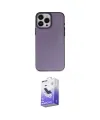 ieg™ iPhone 15 Pro Kılıf Ahenk Çizgi Prime - Siyah Bilvis 5in1 5D Magic Hayalet Cam Ekran Koruyucu