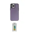 ieg™ iPhone 15 Pro Kılıf Ahenk Çizgi Prime - Siyah Polymer Nano Ekran Koruyucu