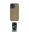 ieg™ iPhone 15 Pro Kılıf Ahenk Çizgi Serisi - Şeffaf 360 Full Body Arka Koruyucu