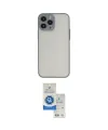 ieg™ iPhone 15 Pro Kılıf Ahenk Çizgi Serisi - Şeffaf Royal Nano Ekran Koruyucu