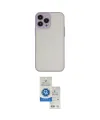 ieg™ iPhone 15 Pro Kılıf Ahenk Çizgi Serisi - Şeffaf Royal Nano Ekran Koruyucu