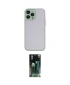 ieg™ iPhone 15 Pro Kılıf Ahenk Çizgi Serisi - Siyah 360 Mat Full Body Arka Koruyucu