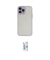 ieg™ iPhone 15 Pro Kılıf Ahenk Çizgi Serisi - Siyah Bilvis 0.18mm Plus Cam Ekran Koruyucu