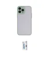 ieg™ iPhone 15 Pro Kılıf Ahenk Çizgi Serisi - Siyah Bilvis 0.18mm Plus Cam Ekran Koruyucu
