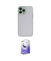 ieg™ iPhone 15 Pro Kılıf Ahenk Çizgi Serisi - Siyah Bilvis 5in1 5D Magic Hayalet Cam Ekran Koruyucu