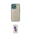 ieg™ iPhone 15 Pro Kılıf Ahenk Çizgi Serisi - Siyah Joko 5D Cam