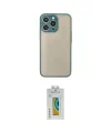 ieg™ iPhone 15 Pro Kılıf Ahenk Çizgi Serisi - Siyah Polymer Nano Ekran Koruyucu