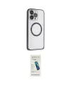 ieg™ iPhone 15 Pro Kılıf Ahenk Işık Serisi - Şeffaf Pasifik Cam Ekran Koruyucu