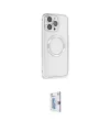 ieg™ iPhone 15 Pro Kılıf Ahenk Işık Serisi - Siyah Bilvis 0.18mm Plus Cam Ekran Koruyucu