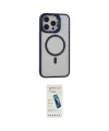 ieg™ iPhone 15 Pro Kılıf Ahenk Klasik Özel Seri - Şeffaf Pasifik Cam Ekran Koruyucu