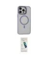 ieg™ iPhone 15 Pro Kılıf Ahenk Klasik Özel Seri - Şeffaf Pasifik Cam Ekran Koruyucu