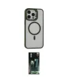 ieg™ iPhone 15 Pro Kılıf Ahenk Klasik Özel Seri - Siyah 360 Mat Full Body Arka Koruyucu
