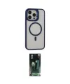 ieg™ iPhone 15 Pro Kılıf Ahenk Klasik Özel Seri - Siyah 360 Mat Full Body Arka Koruyucu