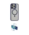 ieg™ iPhone 15 Pro Kılıf Ahenk Klasik Özel Seri - Siyah 3D Antistatik Cam Ekran Koruyucu
