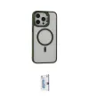 ieg™ iPhone 15 Pro Kılıf Ahenk Klasik Özel Seri - Siyah Bilvis 0.18mm Plus Cam Ekran Koruyucu