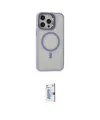 ieg™ iPhone 15 Pro Kılıf Ahenk Klasik Özel Seri - Siyah Bilvis 0.18mm Plus Cam Ekran Koruyucu