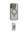 ieg™ iPhone 15 Pro Kılıf Ahenk Klasik Özel Seri - Siyah Bilvis 3D Cam Ekran Koruyucu