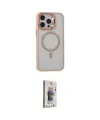 ieg™ iPhone 15 Pro Kılıf Ahenk Klasik Özel Seri - Siyah Bilvis 3D Cam Ekran Koruyucu