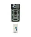 ieg™ iPhone 15 Pro Kılıf Ahenk Klasik - Şeffaf Pasifik Cam Ekran Koruyucu