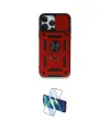 ieg™ iPhone 15 Pro Kılıf Ahenk Klasik - Siyah 3D Antistatik Seramik Nano Ekran Koruyucu