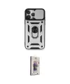 ieg™ iPhone 15 Pro Kılıf Ahenk Klasik - Siyah Bilvis 3D Cam Ekran Koruyucu