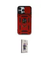 ieg™ iPhone 15 Pro Kılıf Ahenk Klasik - Siyah Bilvis 3D Cam Ekran Koruyucu