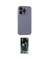 ieg™ iPhone 15 Pro Kılıf Ahenk Serisi - Siyah 360 Mat Full Body Arka Koruyucu