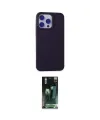 ieg™ iPhone 15 Pro Kılıf Ahenk Serisi - Siyah 360 Mat Full Body Arka Koruyucu