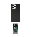 ieg™ iPhone 15 Pro Kılıf Ahenk Serisi - Siyah 360 Mat Full Body Arka Koruyucu